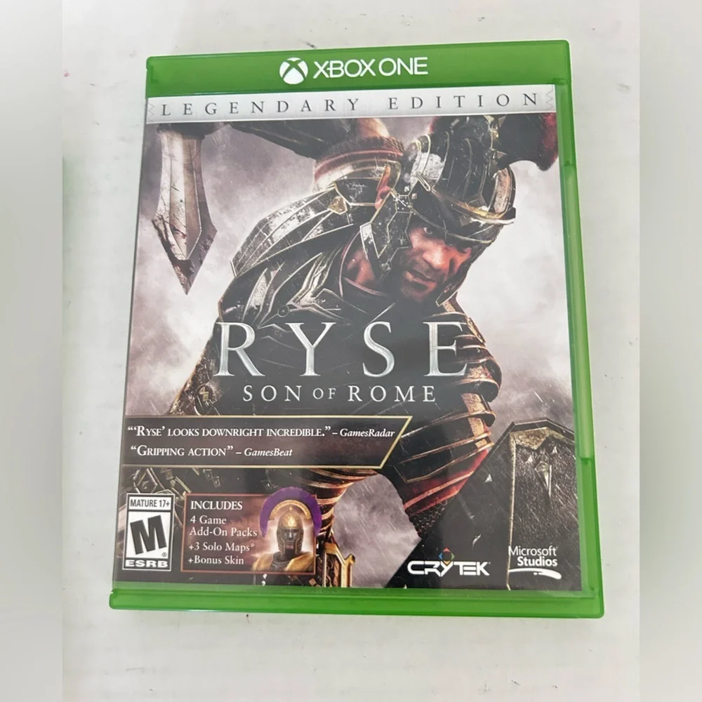 Xbox One Call of Duty Gears of War 4 Titan Fall Rise Son of Rome CD Video Games